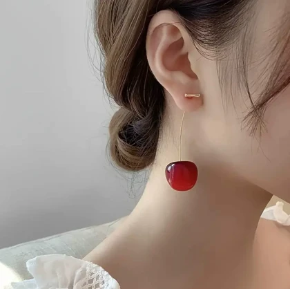 گوشواره فانتزی گیلاس