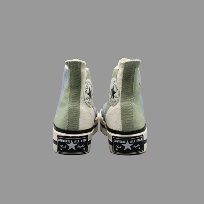 کانورس 1970s پلاس کرم/آبی/خاکی ساق‌دار Converse 1970s Plus Material Mashup Hightop