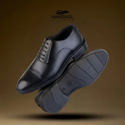 کفش مردانه چرم مجلسی کد 7055025