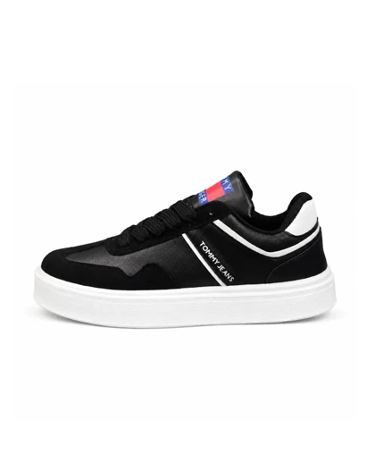 کفش کتانی مردانه مدل ونس تامی هیلفیگر مشکی سفید Tommy Hilfiger