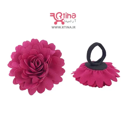 کش مو گل‌دار پارچه ای (زنانه و دخترانه )