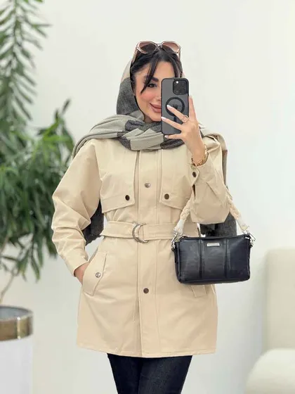 بارانی ژیله دار سپیدار