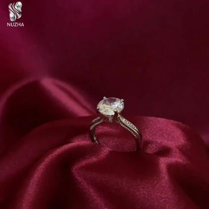 انگشترجواهری نقره کدanz1096