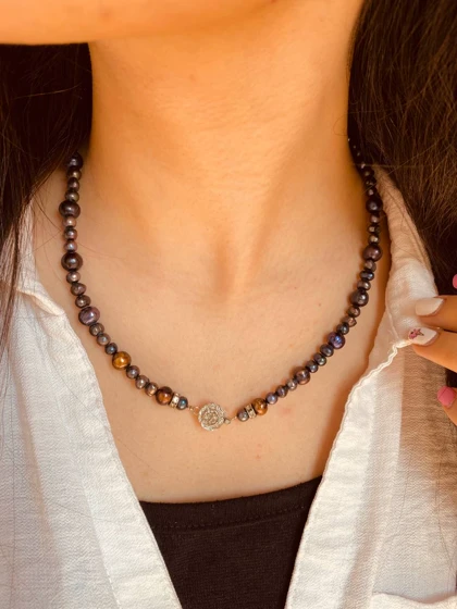 نیم ست مروارید کد MO0093A