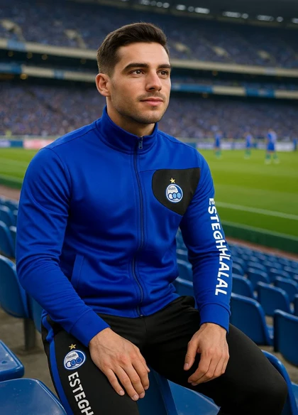 ست سویشرت شلوار استقلال مدل Blue Army