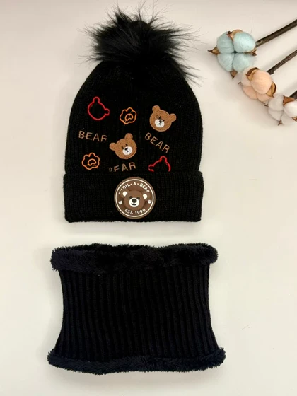 کلاه و شالگردن بچگانه دخترانه و پسرانه کپی