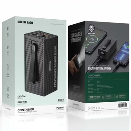 پاور بانک 10000 گرین لاین Green Lion مدل GL-PX60 توان 22.5 وات
