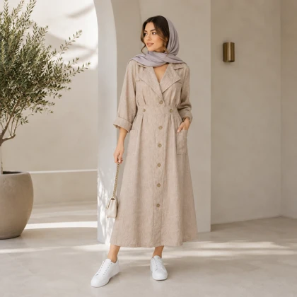 مانتو زنانه لینن