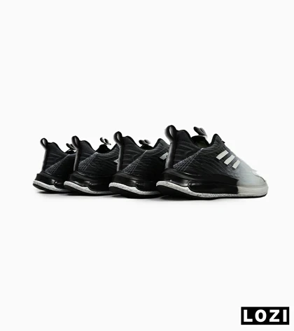 کفش کتانی مردانه مشکی سفید ADIDAS Solar disk V2