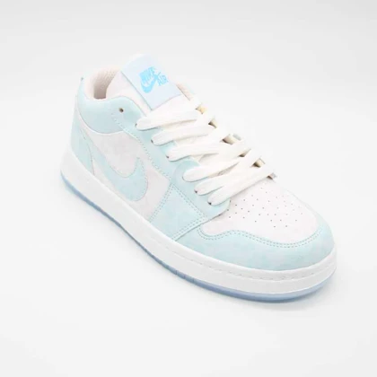 کتانی نایک جردن سفید آبی کد 6078