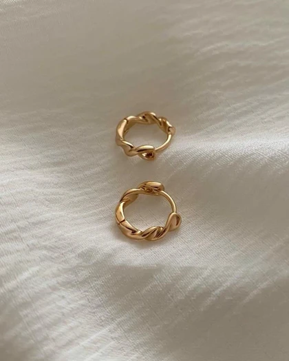 گوشواره حلقه‌ای موج ژوپینگ