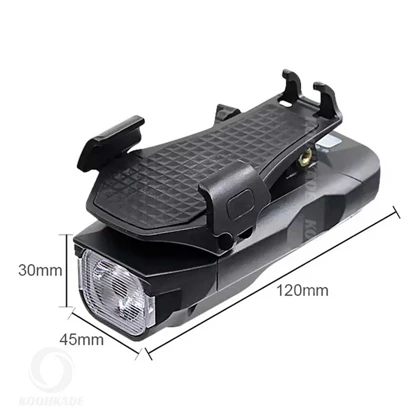 چراغ دوچرخه و نگهدارنده موبایل 4 کاره HY068