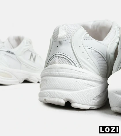 کفش کتانی مردانه و زنانه سفید NEW BALANCE 530