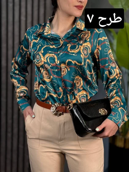 شومیز ساتن سیلک کد 1742