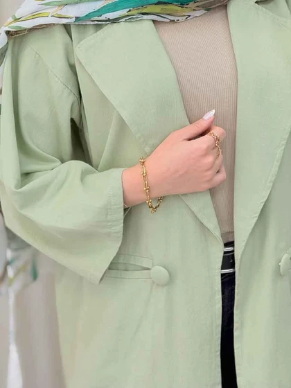 مانتو دو دکمه امیلیا