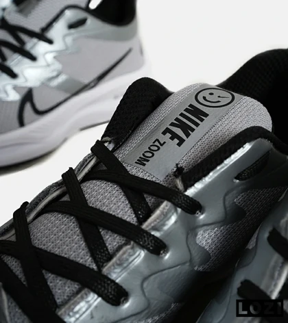 کفش کتانی بزرگ پا طوسی NIKE zoom x smiley