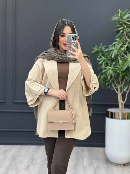 مانتو لینن بغل دوپاگن