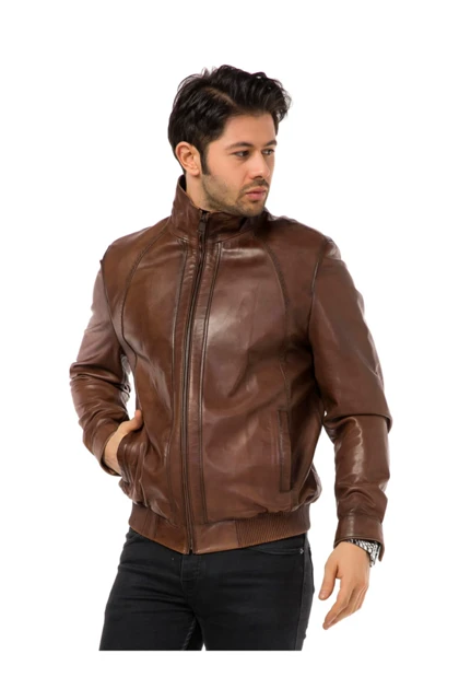 کت و کاپشن مردانه new-venture-gian-ferre-solid-leather