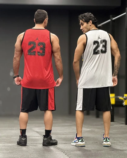 ست بسکتبالی جردن (Jordan Diamond) پارچه فلامنت طرح آجری (8 رنگ)