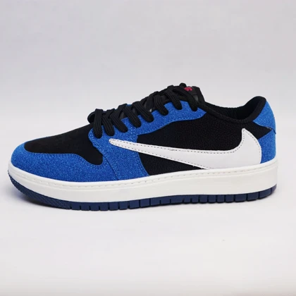 کفش کتانی جردن 1 تراویس اسکات وودو آبی کد 294886