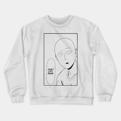 دورس مرد تک مشتی دورس One Punch Man طرح One Punch Gym Dude Crewneck