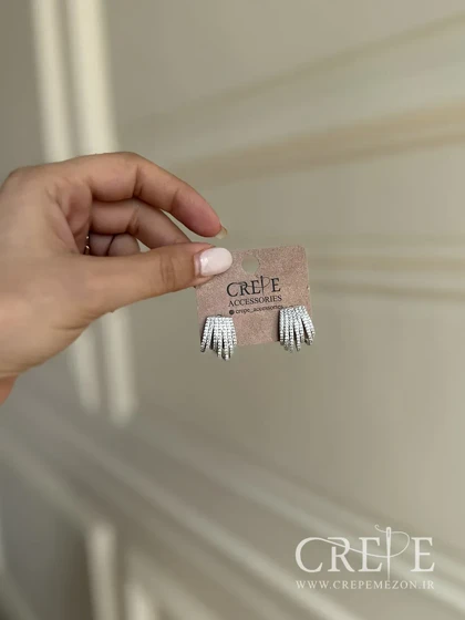 گوشواره نگین‌دار