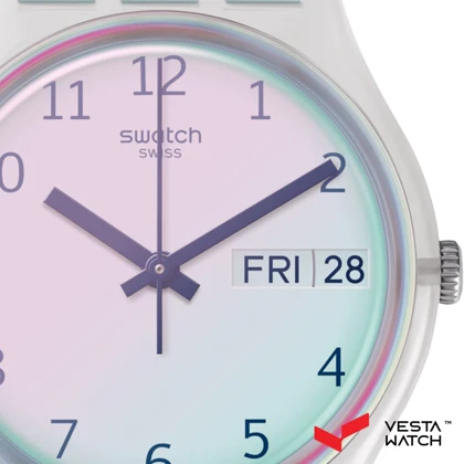 ساعت مچی زنانه سواچ SWATCH مدل GE713