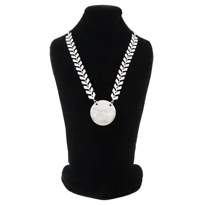 گردنبند زنانه مدل گندمی