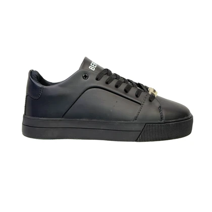 کفش کتانی مردانه مدل برشکا bershka رنگ تمام مشکی کد 78550