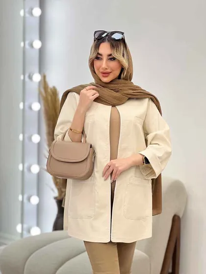 مانتو چهار جیب مغزی دوزی