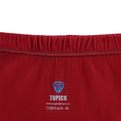 شورت پادار پنبه کش لیفه ای (تک عددی) زرشکی