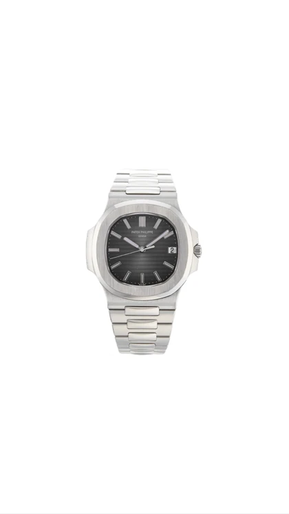 ساعت پتک فیلیپ ناتیلوس مردانه نقره ای صفحه دودی Patek Philippe Nautilus