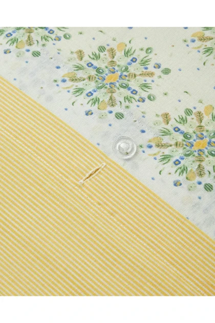 سرویس روتختی دو نفره English Home مدل Tropica پنبه و پلی‌استر - سبز