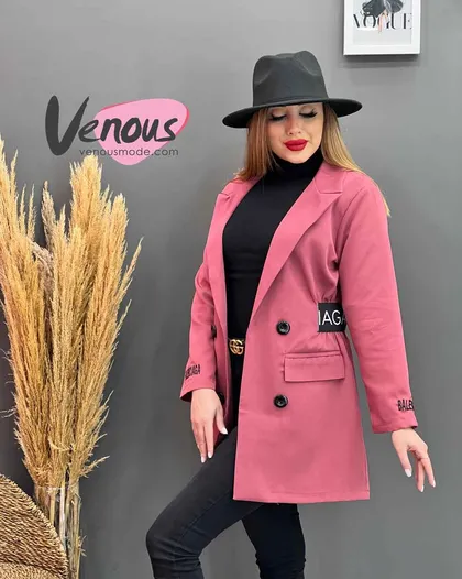 مانتو کتی کمرکش BALENCIAGA