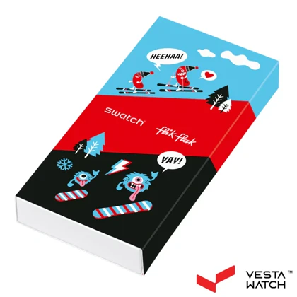 ست ساعت مچی مردانه و بچگانه سواچ SWATCH مدل SZS38