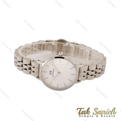 ساعت دنیل ولینگتون زنانه نقره ای سفید اسمال DW-4463-28-L
