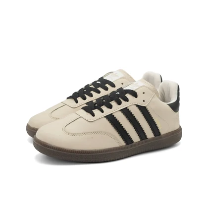 کفش کتانی زنانه مدل samba - 0048_black_White