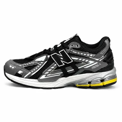 کتانی مردانه نیوبالانس 1906 مشکی طوسی کیفیت یک درحد مستر New BALANCE 1906