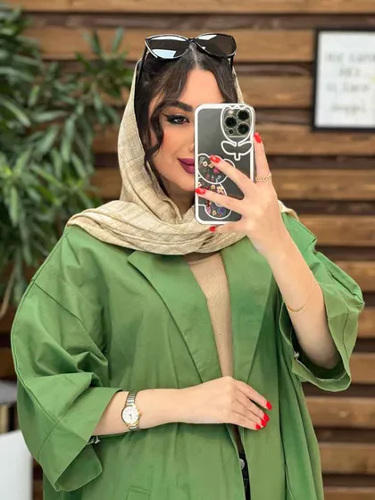 مانتو لینن پانچ پایین گت