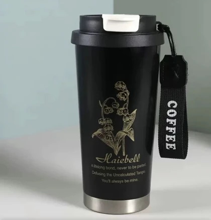 تراول ماگ دوحالته گل‌دار 500 میل