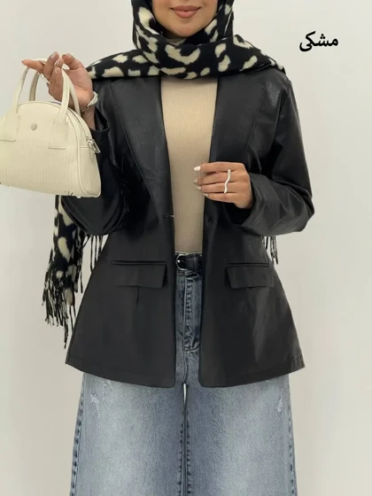 3775-کت چرم امگا