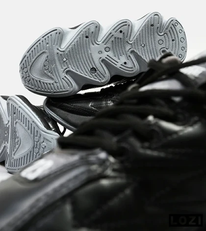 کفش کتانی ساق‌دار مردانه مشکی خاکستری Nike air jordan 23