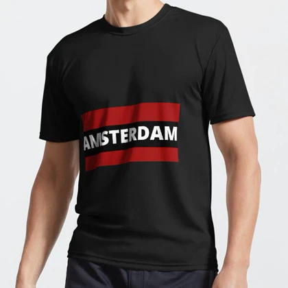 تیشرت لانگ ورزشی آژاکس | تیشرت لانگ Ajax طرح Amsterdam کد 147676
