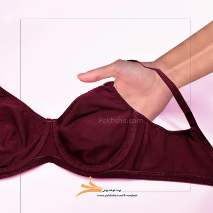 ست نخ پنبه بدون درز زرشکی برند نوشه پوش