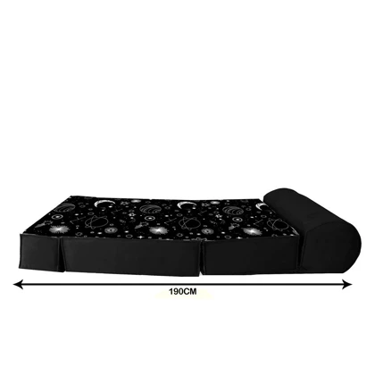 کاناپه تخت شو یک نفره فانتزی ماه و ستاره مدل M1168