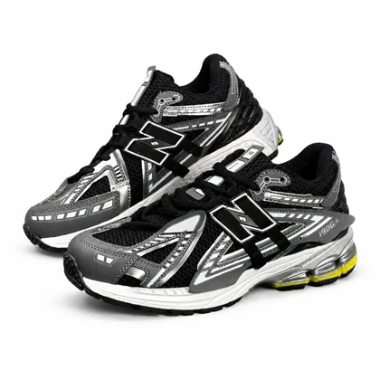 کتانی مردانه نیوبالانس 1906 مشکی طوسی کیفیت یک درحد مستر New BALANCE 1906