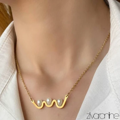 گردنبند مرواریددار زنانه 50019