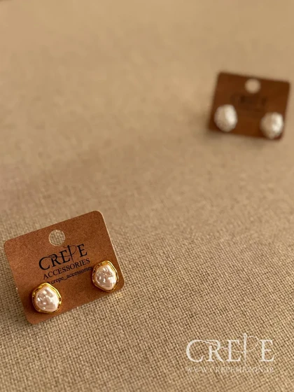 گوشواره صدف باروک