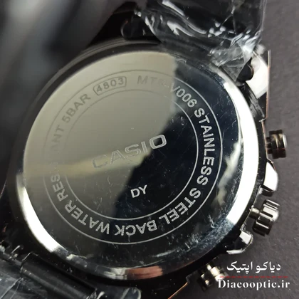 ساعت مچی مردانه برند کاسیو سه موتور مدل DO1244 جهان نما
