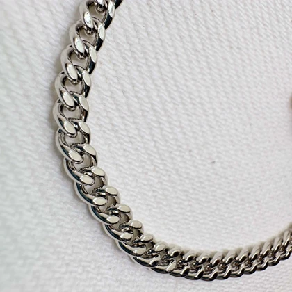 دستبند ژوپینگ طرح کارتیه (کوبان) نقره‌ای | آبکاری رادیوم و رنگ ثابت